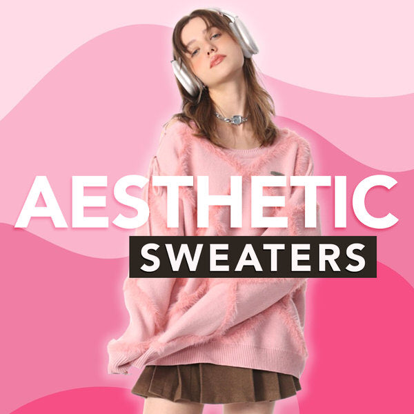 Aesthetic Sweaters, Oversized and Vintagwe Sweaters - Boogzel Clothing