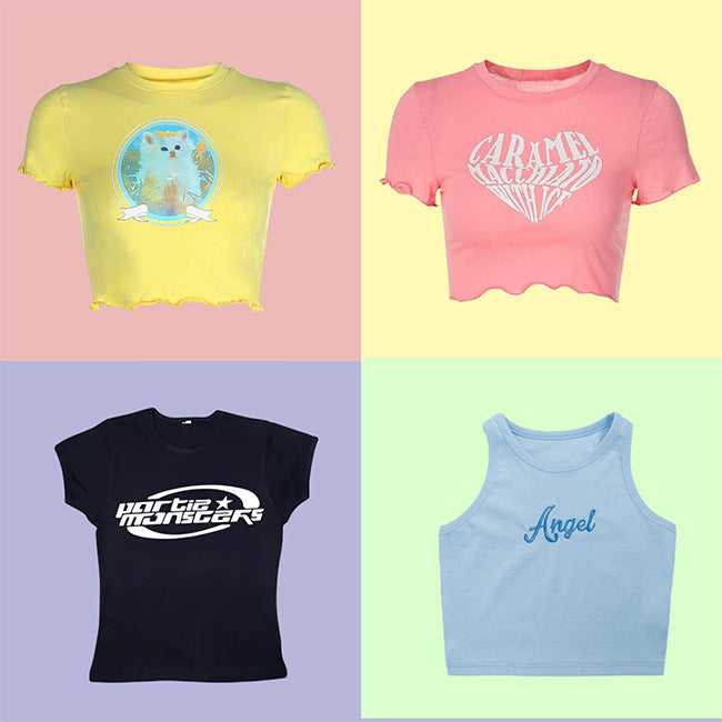 Shop cute crop tops and aesthetic crop tops for women at Boogzel Clothing