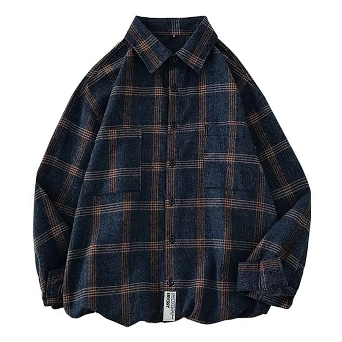 90s Style Plaid Oversized Shirt BOOGZEL CLOTHING – Boogzel Clothing