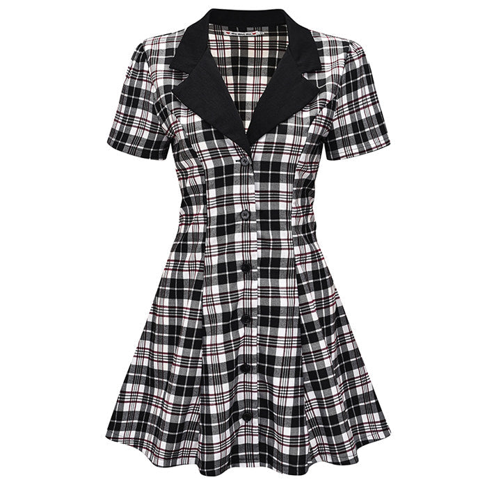 Dark Academia Plaid Dress  BOOGZEL CLOTHING – Boogzel Clothing