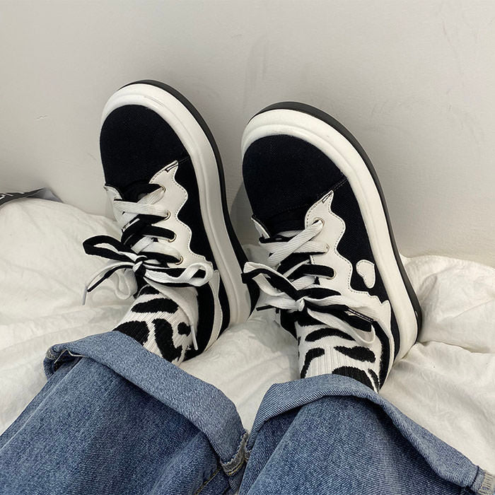 Emo Aesthetic Platform Sneakers ๐ BOOGZEL CLOTHING โ Boogzel Clothing
