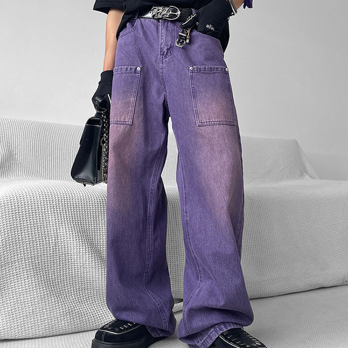 Purple baggy jeans Clearance