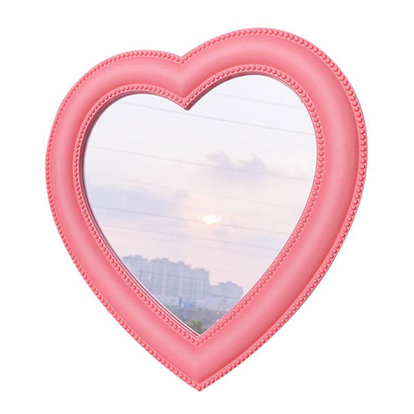 Buy Wholesale China Girl Heart Retro Bow Small Round Mirror