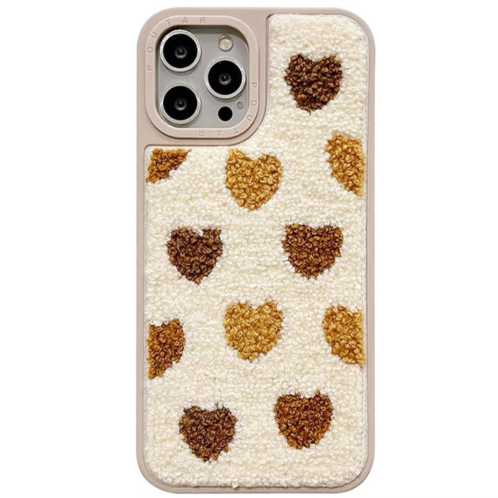 Smile Checker Fuzzy iPhone Case  BOOGZEL CLOTHING – Boogzel Clothing