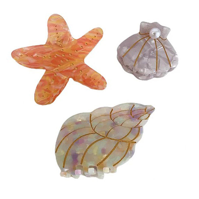 Mermaid Aesthetic Seashell Claw Clip boogzel clothing