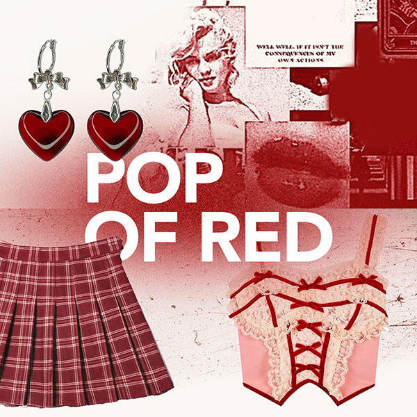Pop Of Red Outfits - Boogzel Clothing