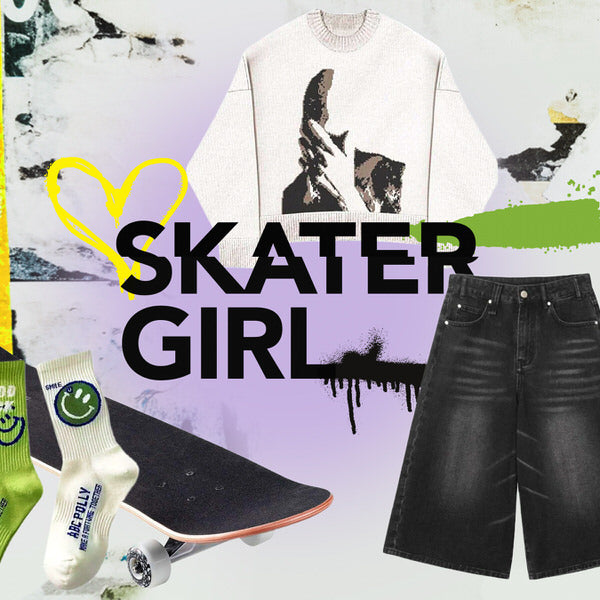 Discover Skater Girl Aesthetic Outfits and Clothing at Boogzel
