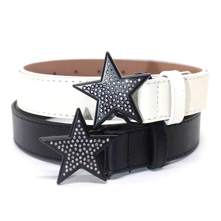 Superstar Behavior Y2K Rhinestone Belt BOOGZEL CLOTHING