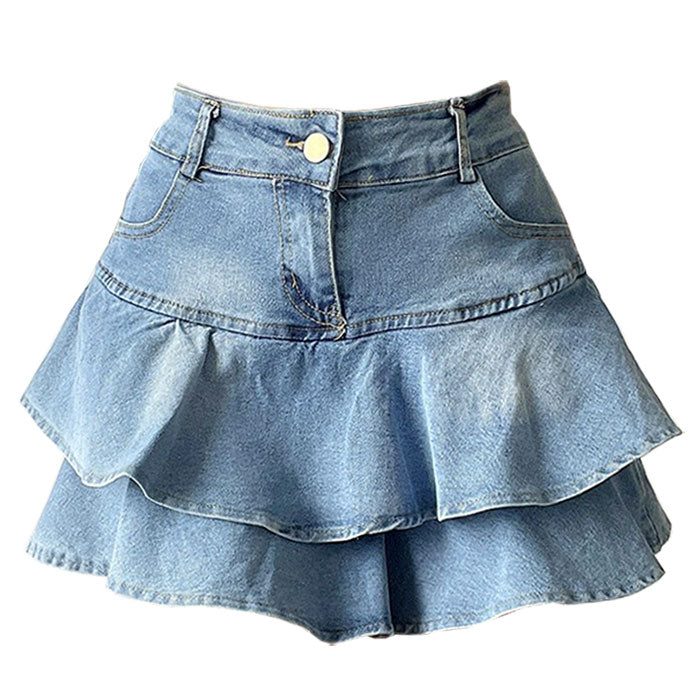 The Versatility of Ruffle Jeans Skirts