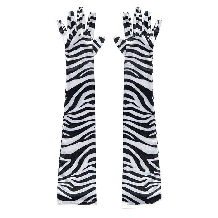 zebra handschuhe Zebra Pattern Gloves