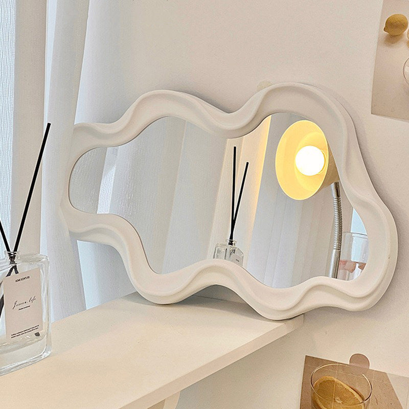 Asymmetrical Aesthetic Wavy Mirror boogzel  aesthetic home decor