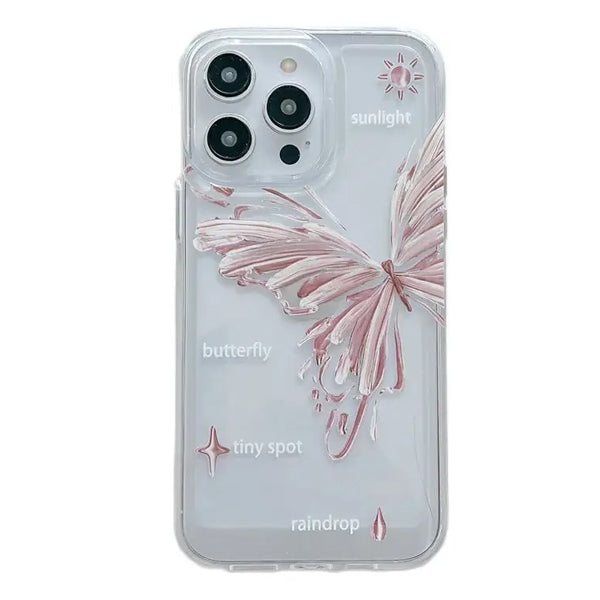 aesthetic butterfly iphone case boogzel clothing
