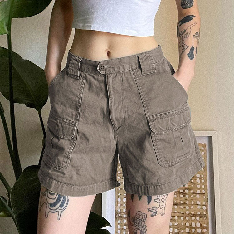 Madeline Cargo Gauze Shorts