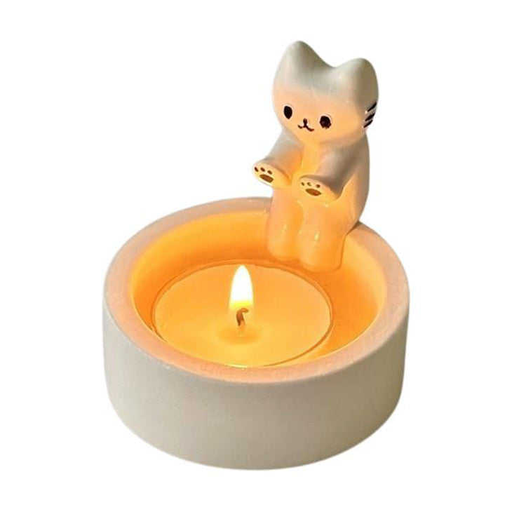 Cat Warming Paws Candle Holder - aesthetic candle - holder - cute candle hplder boogzel clothing