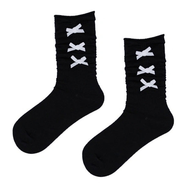 coquette aesthetic bow socks boogzel clothing