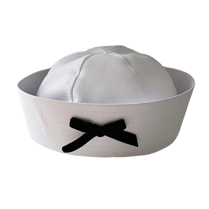 white bow sailor hat boogzel clothing