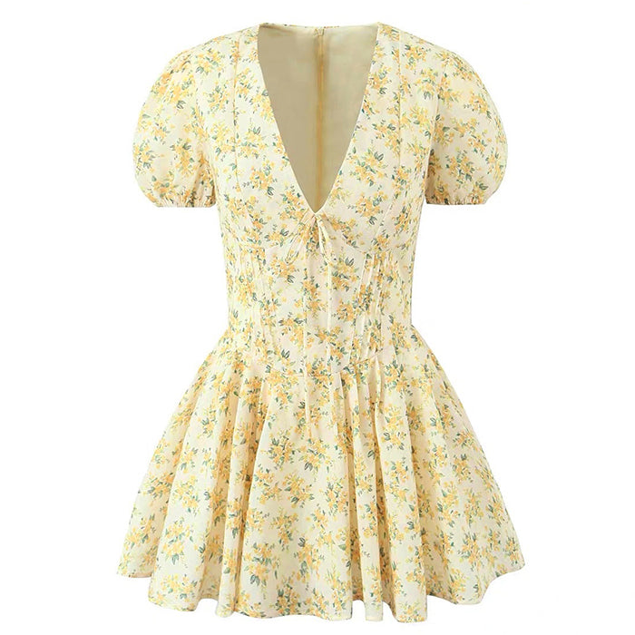 Sunny Afternoon Cottagecore Floral Dress Sunny Afternoon Cottagecore Floral Dress