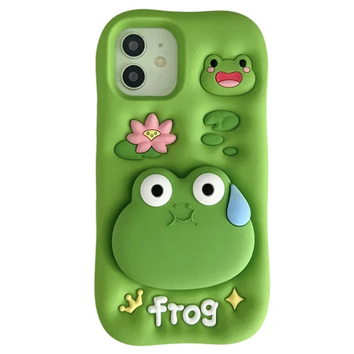 Kawaii Frog Phone Cases for iPhone 13 Pro Max,Cute Cartoon Green Frog Phone Case with Plush Tongue Unique Fun 3D Soft Silicone Shockproof Cover Girls Kawaii Frog Phone Cases for iPhone 13 Pro Max,Cute Cartoon Green Frog Phone Case with Plush Tongue Unique Fun 3D Soft Silicone Shockproof Cover Girls