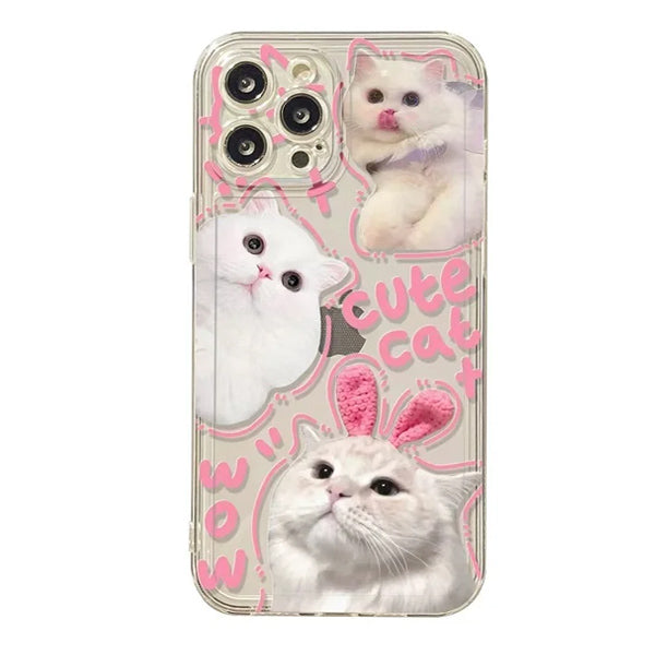 cute cat iphone case boogzel clothing