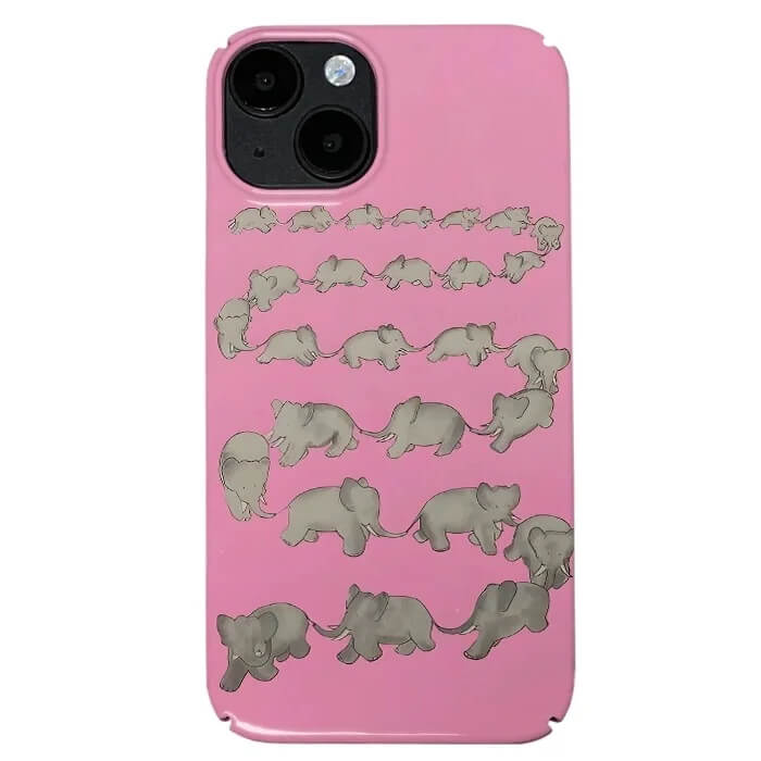 Cute Elephants iPhone Case Cute Elephants iPhone Case