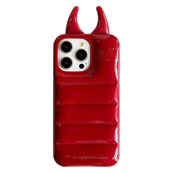 Devil Horns Puffer iPhone Case Devil Horns Puffer iPhone Case