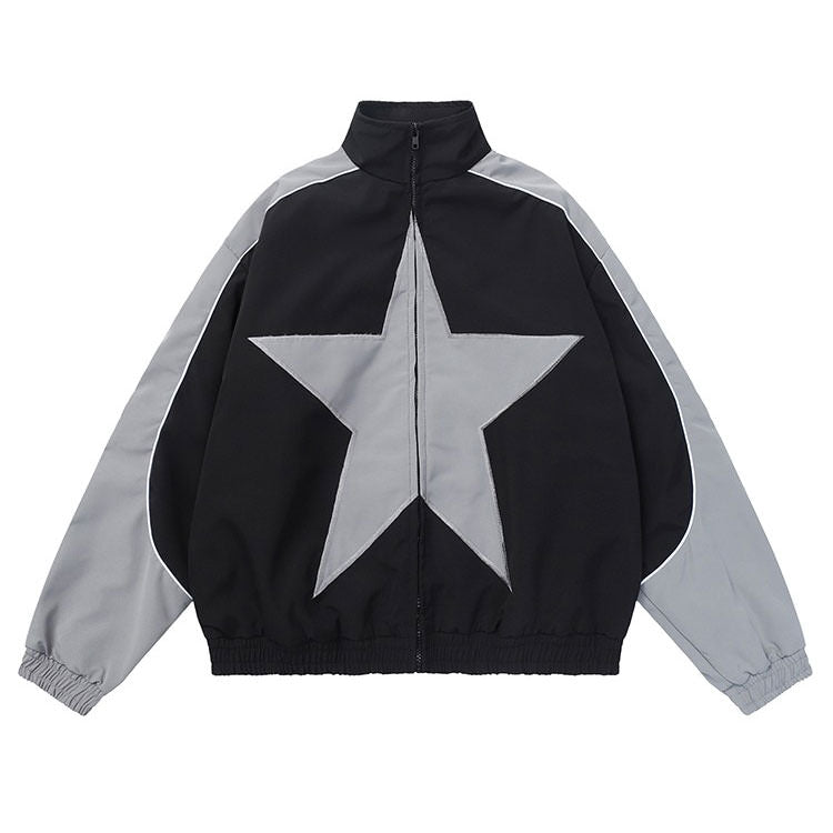 Star Girl Bomber Jacket, S / Black