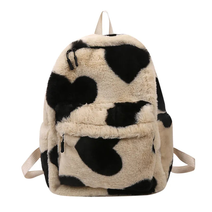 Heart Crush Fuzzy Backpack Heart Crush Fuzzy Backpack