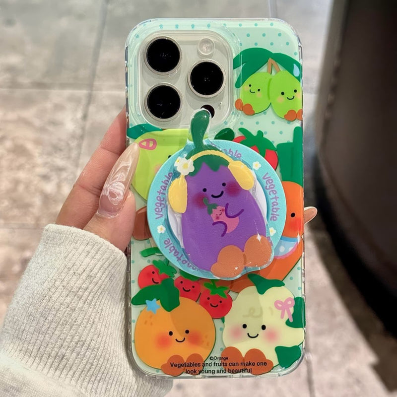Vegetables and Fruits iPhone Case & Grip Vegetables and Fruits iPhone Case & Grip