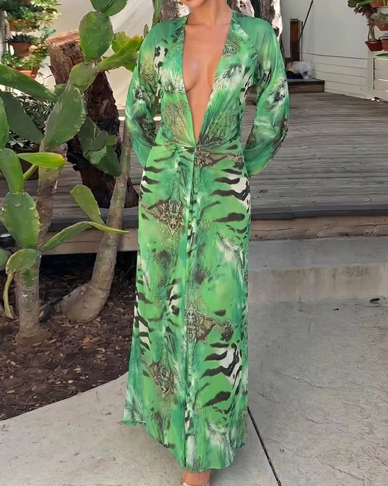 muse green dress Jungle Maxi Formal dresses