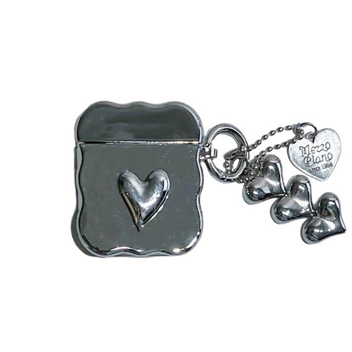 metal heart airpods case boogzel clothing