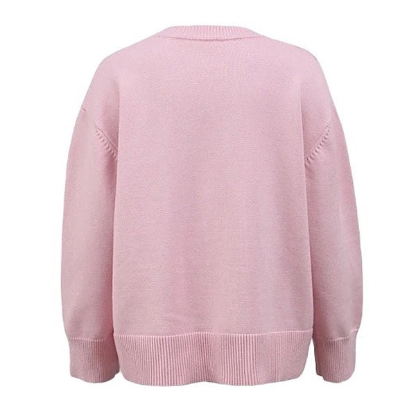 Pastel Pink Soft Pink Sweaters Pastel Pink Oversized Sweater