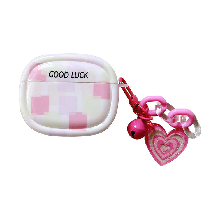 pink checkered airpods case boogzel clothing