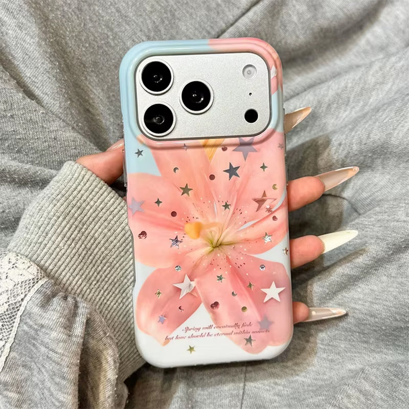 Pink Lily Flower iPhone Case Pink Lily Flower iPhone Case