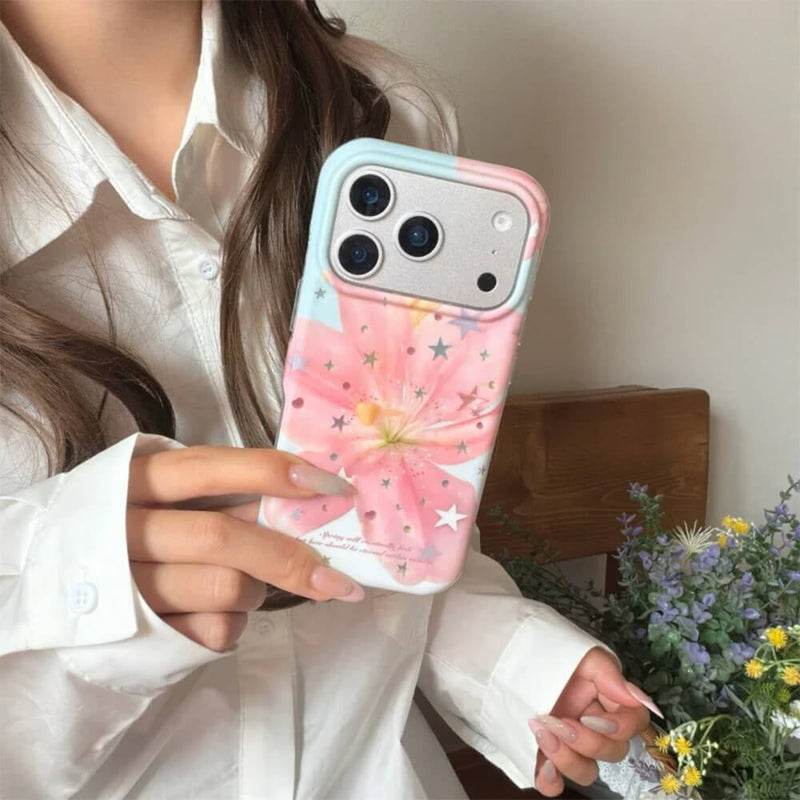 Pink Lily Flower iPhone Case Pink Lily Flower iPhone Case