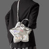 silver star shaped backpack boogzel clothing