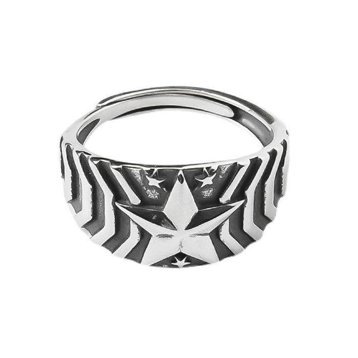 star silver ring boogzel clothing