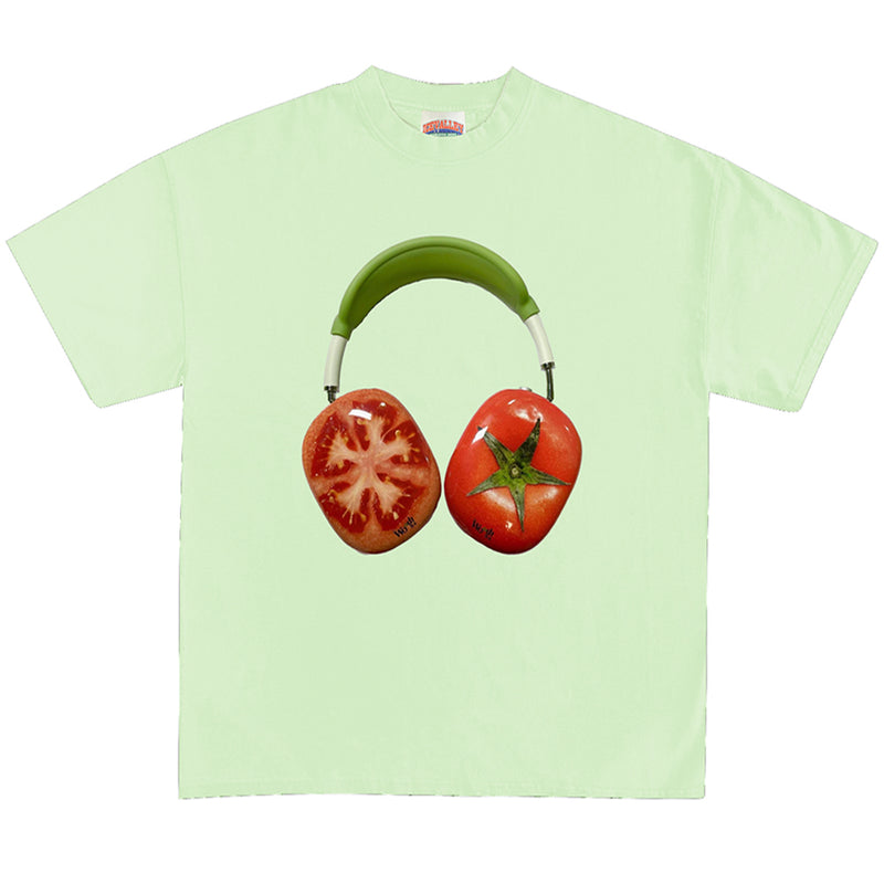 Tomato Headphones Graphic T-Shirt | BOOGZEL Clothing – Boogzel