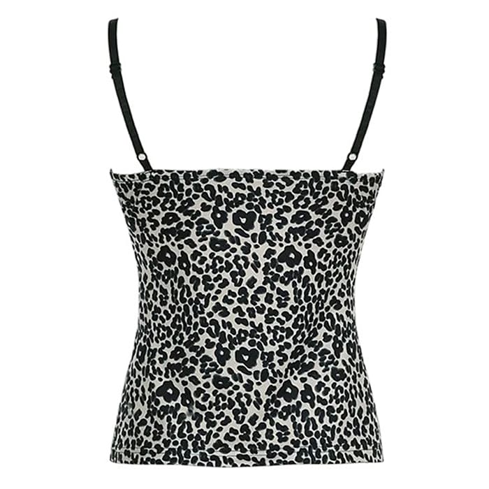 Y2K Leopard Print Tank Top | BOOGZEL CLOTHING – Boogzel Clothing