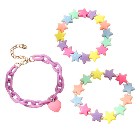 Candy Star Bracelet - Pastel Kitten