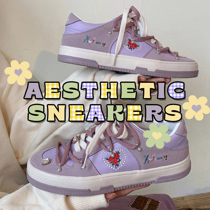 aesthetic sneakers, cute sneakers chunky sneakers boogzel clothing