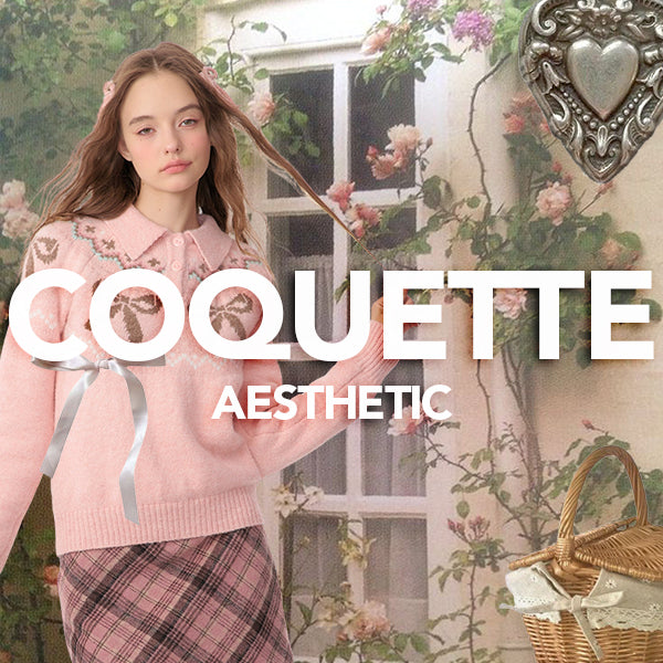 Coquette Aesthetic Clohes  Coquette Outfits – Boogzel Clothing