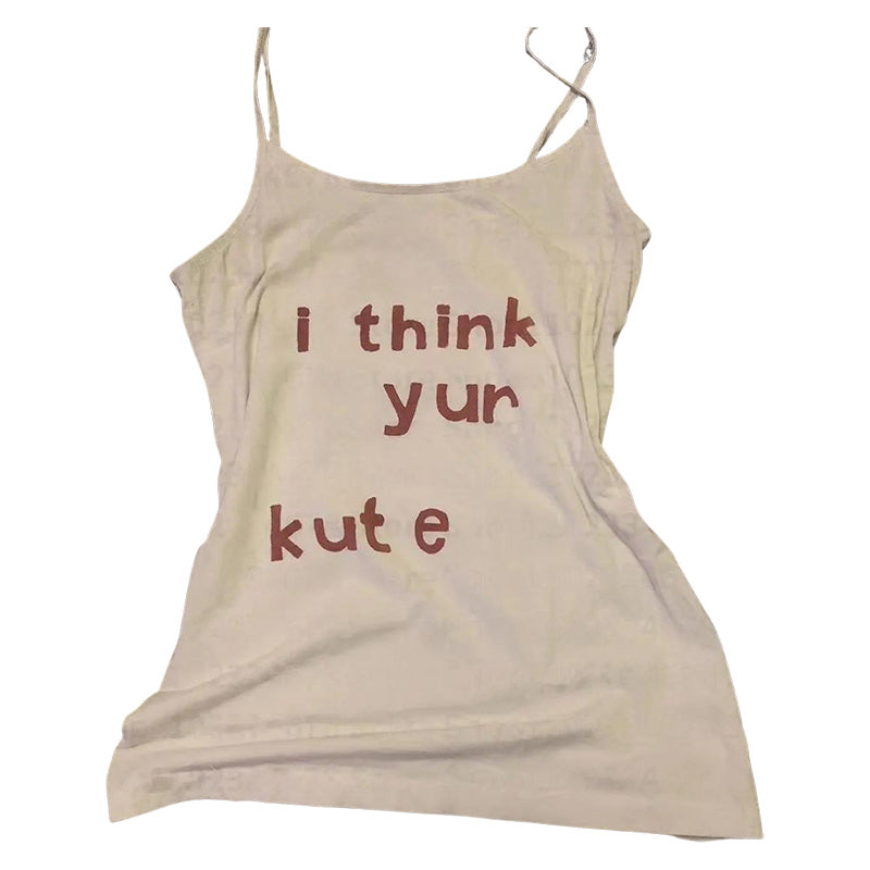 I Think Yur Kute Tank Top