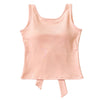 Blush Built-In Cup Bow Top - Back bow top - boogzel clothing