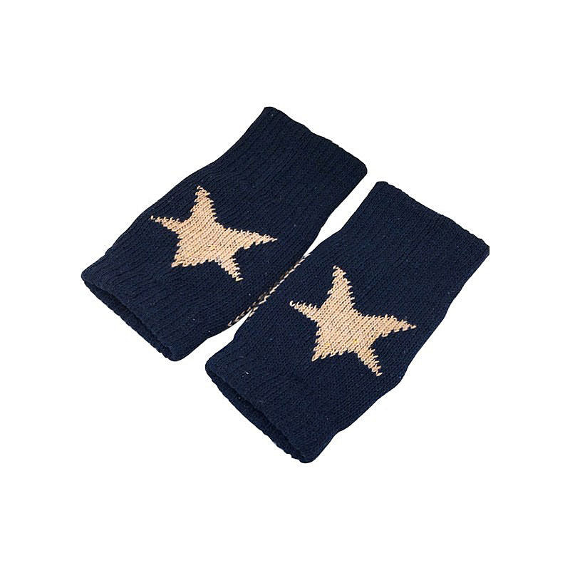 2000's Star Knitted Fingerless Gloves