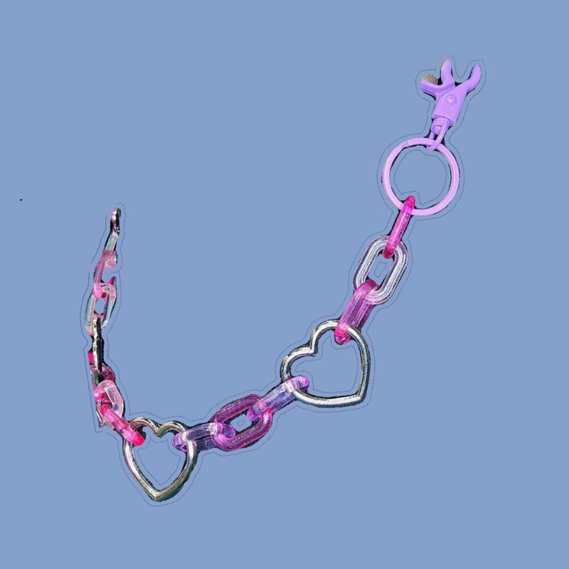pastel heart pant chain kidcore aesthetic