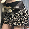 2000s aesthetic faux fur belt boogzel clothing