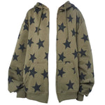 2000s aesthetic star print hoodie boogzel clothing