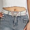 2000s butterfly rhinestone buckle belt boogzel clothing