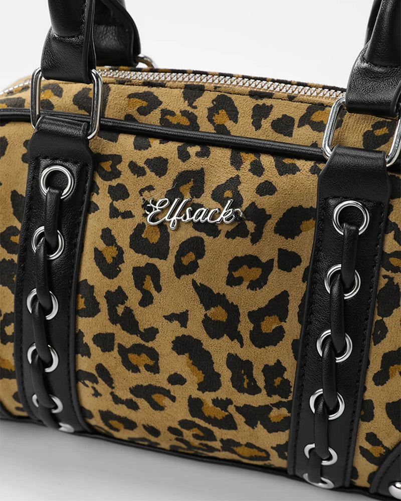 2000s Leopard Print Shoulder Bag | Boogzel Clothing