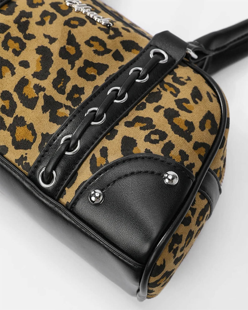2000s Leopard Print Shoulder Bag | Boogzel Clothing